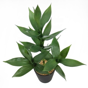 Bambú de la Suerte Artificial de 55 cm de Altura, <span class=keywords><strong>Dracaena</strong></span> Sanderiana, Bonsái Artificial, Venta al por Mayor - Product Image 4