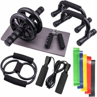 Juego de Ruedas para Abdominales, Kit de 12 Piezas, Modelo 001, Ligero, 1.35 kg