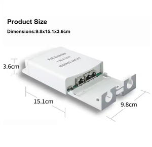 Extensor PoE para Exteriores de 30W, Impermeable, 100m de Largo Alcance, con Puertos Gigabit, Compatible con IEEE802.3 AF, SNMP, QoS y VLAN - Product Image 1