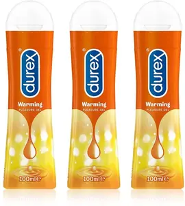 Durex - Lubricant - Warming (3 x 100ml) | DUREX WARMING LUBE FOR A HOT EXPERIENCE | Sex Product