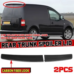 2x Spoiler de coffre arrière style Sportline pour Volkswagen VW Caddy 2005-2018, double porte, spoiler arrière à double aile - Product Image 1