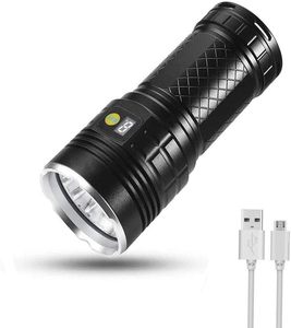 Linterna UV G12 de 395nm/365nm, 84W, LED, Aleación de Aluminio, Recargable por USB, IP65, Impermeable, Haz Ajustable, Luz Negra - Product Image 1