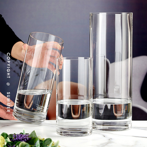 Vaso <span class=keywords><strong>Moderno</strong></span> Lungo <span class=keywords><strong>in</strong></span> <span class=keywords><strong>Vetro</strong></span> Hurricane Trasparente per <span class=keywords><strong>Centrotavola</strong></span> Matrimoniali - Product Image 5