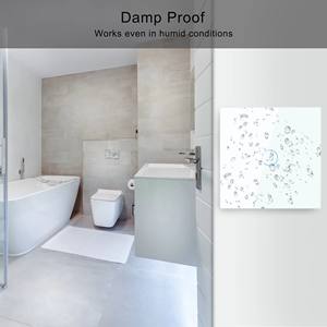 Interruptor táctil inteligente WIFI + BLU UK EU 1 2 3 4 Gang Tuya, interruptores de luz de pared, Control remoto de voz a prueba de agua <span class=keywords><strong>por</strong></span> Alexa <span class=keywords><strong>Google</strong></span> <span class=keywords><strong>Home</strong></span> - Product Image 4