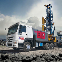600 mètres de profondeur équipement de forage minier Machine puits d'eau forage monté sur camion