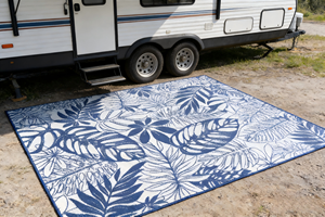 Tapis d'extérieur en plastique PP résistant aux taches, facile à nettoyer, tapis de pique-nique - Product Image 4