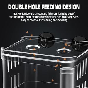 Caja de Cría para Peces de Acuario Boxtech, Acrílico Blanco, Ligero, Divisor Cuadrado de Aislamiento para Peces Bebé y Camarones - Product Image 5