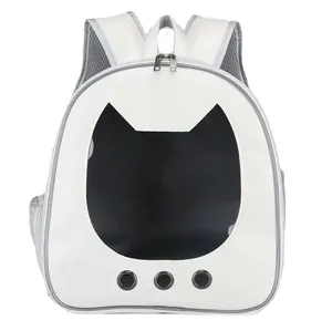 suppliers white beige oxford canvas bagpack pet cat space capsule backpack transparent pet bubble carrier backpack cat bag for