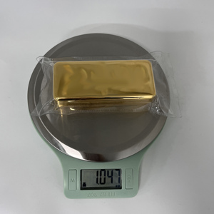 Faible quantité minimale <span class=keywords><strong>de</strong></span> commande non magnétique suisse <span class=keywords><strong>1</strong></span> kilo 1000g plaqué <span class=keywords><strong>or</strong></span> <span class=keywords><strong>lingot</strong></span> solide <span class=keywords><strong>lingot</strong></span> suisse - Product Image 1