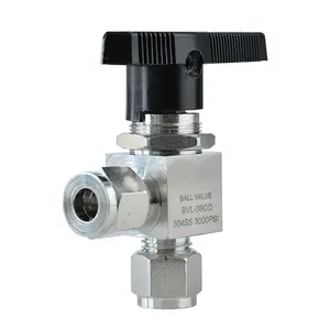 Hydraulic Sleeve Manual Ball Valve 304 Stainless Steel Right Angle Q93SA High Temperature Water Media OEM ODM Supported General