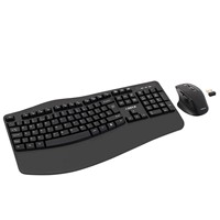 Juego de Teclado y Ratón Inalámbricos 2.4g OEM ODM, Ultrafinos, Resistentes al Agua, 105 Teclas, USB, para Oficina o Juegos