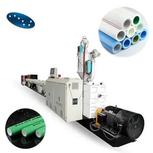 Extrusora de producción de tubos de plástico, línea de máquina de extrusión, PPR, PE