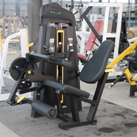 Machine de musculation professionnelle OEM en acier à double fonction (extension et flexion des jambes) EM EM1082 certifiée CE avec pile de poids de 80 kg pour