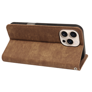 Funda de teléfono de cuero PU de lujo para <span class=keywords><strong>iPhone</strong></span> 17 Air 16 Plus 15 Pro Max 14 Plus 13 Mini funda de teléfono celular con billetera magnética fuerte - Product Image 4