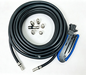 Cable Coaxial JinJin RG11 de 75 Ohmios, Baja Pérdida, Conductor de Cobre, Revestimiento de PVC, Blindaje de Lámina de Aluminio y Trenzado para CATV/<span class=keywords><strong>MATV</strong></span>/CCTV - Product Image 4