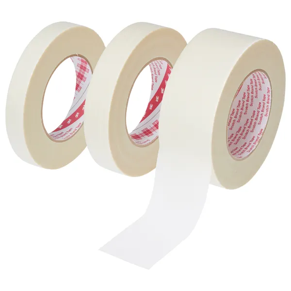 3M 69 361 363 blanco y papel de aluminio cinta de tela de vidrio sellado arnés de cables envoltura de aislamiento cinta de tela de fibra resistente al desgaste