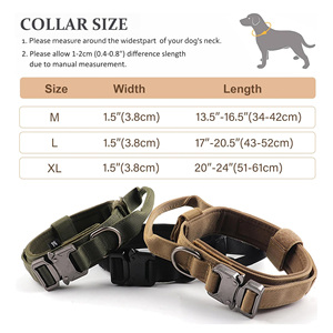 <span class=keywords><strong>Collar</strong></span> de Nailon para Perro con Hebilla Metálica de Liberación Rápida, Ajustable, Cómodo, Impermeable, con Logotipo Personalizable y Asa de <span class=keywords><strong>Control</strong></span> Reforzada - Product Image 4