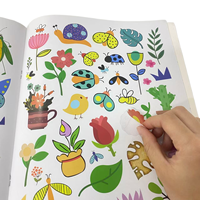 Livres d'autocollants en carton personnalisés pour enfants de 3 à 6 ans - Utilisation scolaire/bureau - Format A4 - Option cadeau