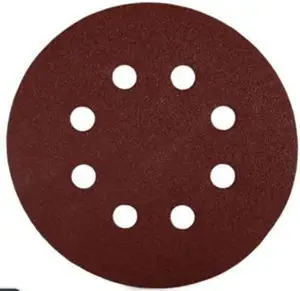 8 Holes 6 Inch Round Aluminum Oxide Abrasive Sanding Disc For Polishing and Grinding