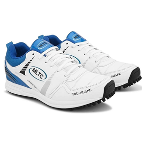 Blue <b>White</b> Sports Shoes Lightweight Breathable <b>Cricket</b> Running Sports Shoes Comfortable Non Slip Daily Training Shoes - Product Image 1
