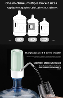 Bouteille à boire rechargeable USB 5 gallons Mini pompe électrique de bureau automatique portable Distributeur d'eau
