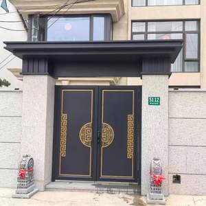 שער נדנדה מודרני מאלומיניום עם פתיחה אוטומטית, עמיד וידידותי לסביבה לשימוש חיצוני בוילות וחצרות - Product Image 4