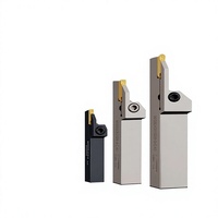 Porte-outil de tournage et de rainurage CNC, queue en acier à ressort, amortissement des vibrations, MGEHR/L, inserts externes pour tour, non revêtus, fabriqués en Chine continentale