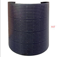 Cellules solaires HJT à haute efficacité 210*105mm 25,3% 5,5W, faible atténuation, anti-rayonnement, pour stations spatiales, satellites, drones