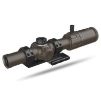 Lunette de visée TYPHON LPVO 1-10X24 FFP, verre brun gravé, lunette de visée tactique de chasse, optique, réticule, viseur avec monture tactique en aluminium