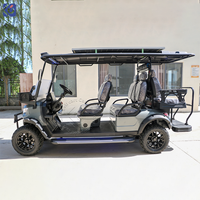 Voiturette de golf électrique haute performance 6 places, batterie lithium, tout-terrain, rehaussée, pour ferme et chasse, directement de l'usine