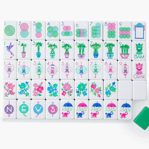 Customized Luxury American Acrylic <b>Mahjong</b> <b>Set</b> 166 160 Tiles Travel <b>Mahjong</b> Singapore <b>Mahjong</b> Rummy Gme <b>Set</b> - Product Image 3