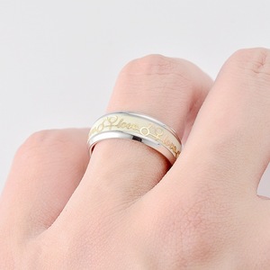 Glow in the Dark <b>Black</b> Trendy Fashion Male Female Jewelry <b>Mens</b> Stainless Steel Luminous <b>Rings</b> - Product Image 3
