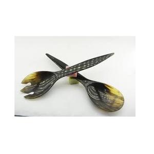 ช้อนเขาควายพร้อมด้ามจับทันสมัยช้อน2ชิ้นสำหรับใช้ในครัว - Product Image 4