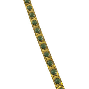 Turmalina de energía natural Pulsera de acero de titanio Alivio del dolor hipoalergénico Alivio del estrés Soporte para dormir Estilo de moda - Product Image 1