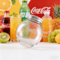 Bouteilles en plastique de qualité alimentaire de 50 ml, 100 ml, 200 ml, en forme de canette de bière ou de vin, pour échantillons de sodas, alcool, liqueurs, jus, avec bouchon en aluminium