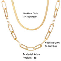 Sophisticated 18k gold chain of the 