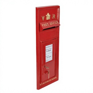 Buzón de correos de pared de calidad superior, solo frontal, personalizado por diseño, buzón de correo de hierro fundido de fábrica Impex, carta pública, usos colectivos - Product Image 1