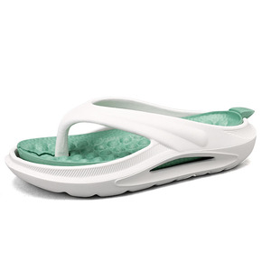 Chanclas EVA para hombre, suela suave, transpirables, antideslizantes, sandalias de playa para exteriores, informales, de verano, con punta abierta, talla 40-45 - Product Image 5