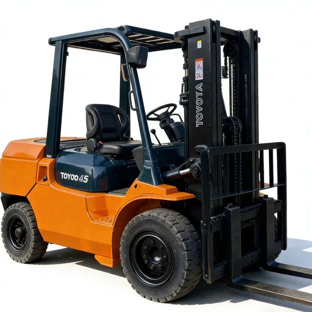 Best Condition Used Toyota 45 4.5 Ton Forklift From Japan Original with Engine Pump Motor Core Components After-sales Service