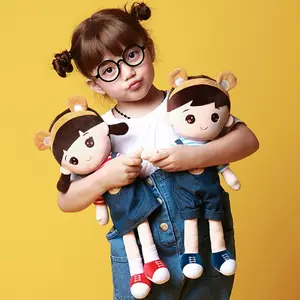 Yeni Kawaii karikatür peluş oyuncak bebek yatıştırıcı uyku bebek büyük ve küçük yaratıcı doğum günü hediyesi peluş oyuncak oyuncak ayı bez bebek