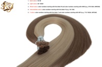 Extensions de cheveux européens vierges de haute qualité, pré-collées avec micro-anneaux, 100% cheveux humains, mèches doublement tirées, installation sans colle
