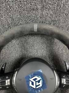 พวงมาลัยหนังกลับซ้ายขวาสำหรับ BMW ซีรีส์ 3 5 รุ่น F10 F30 F90 F01 F12 M3 M6 E90 Z4 X1 X6 48 E90 E92 E71 F25 F32 <span class=keywords><strong>E7</strong></span> - Product Image 4