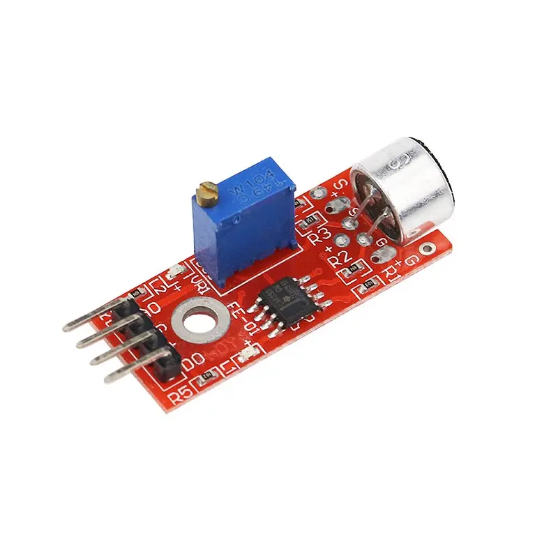 High-sensitivity microphone sensor Sound control detection module Output high and low level development board microcontroller