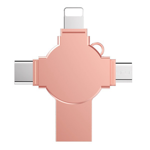 Unidad Flash USB Metálica Cuatro en Uno para Teléfono Móvil y Android, 32 GB Tipo C, Gran Capacidad 2 <span class=keywords><strong>TB</strong></span>, Ligera/OTG/USB 3.0 - Product Image 1