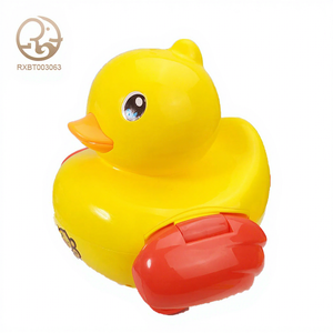 Mini jouet de canard animal de dessin animé pour bébé et enfant en bas âge Push-<span class=keywords><strong>Pull</strong></span> Early Learning Walk Baby Walker avec cloche Music & Story - Product Image 1