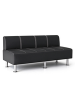 Canapé de salon moderne pour salon de coiffure, banc d'attente pour barbier, chaise longue