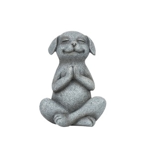 Estatua de Resina de <span class=keywords><strong>Buda</strong></span> para Meditación en Jardín o Patio, Figura Zen para Práctica de Yoga, Pirámide Religiosa, Perro Orando, Nuevo Lanzamiento - Product Image 2