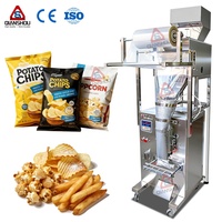 Machine d'emballage verticale à double tête pour frites, chips et wedges de pommes de terre, pour la vente en gros