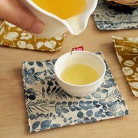 Nouveaux sous-verres doubles de style national en coton et chanvre, écologiques, résistants à la chaleur, tapis et coussinets pour tasses à thé japonaises, tissu tendance