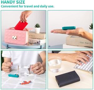 Cartera Organizadora, Estuche de Viaje de Cuero y Pastillero Portátil - Product Image 3